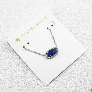 Kendra Scott Blue Sand Glass Necklace
